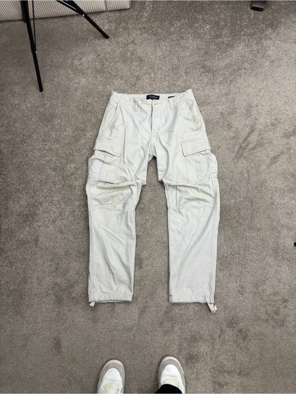 PacSun Men's Light Beige Cargo Pants